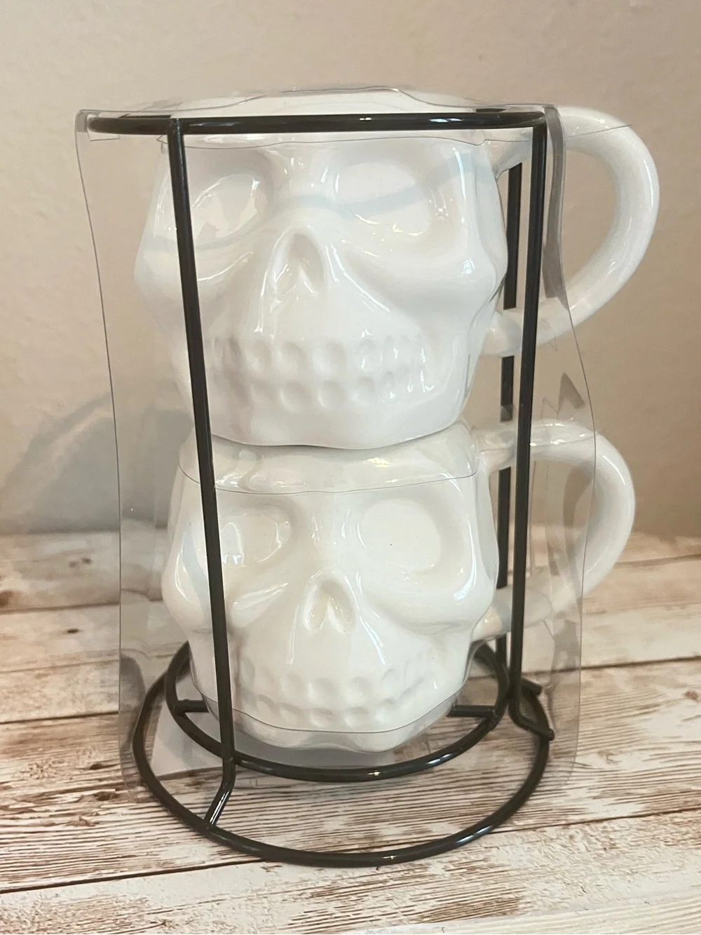 2pk Target bullseye playground skulls espresso mugs👻
